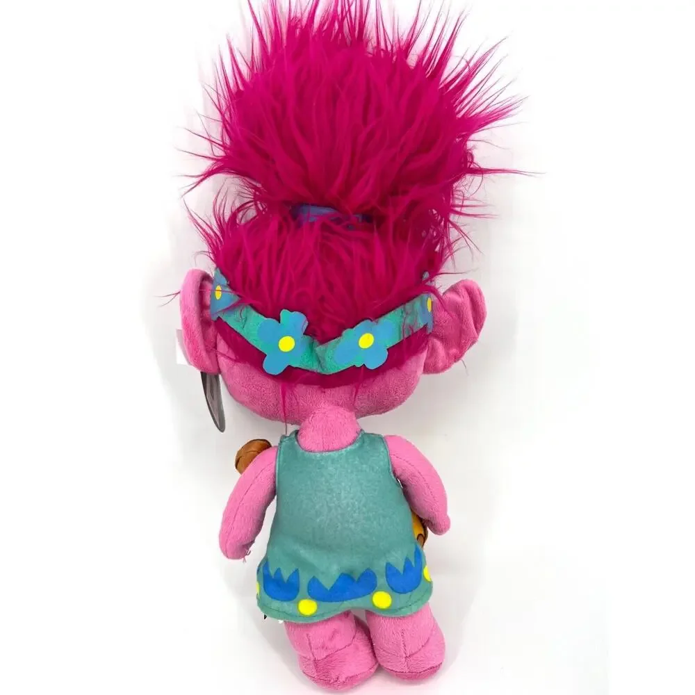 Trolls World Tour Cuddle Pillow Poppy with Guitar 20.5
